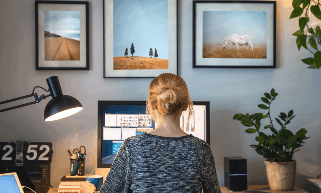 Woman looking for ways to take care of her Mental Health at Work